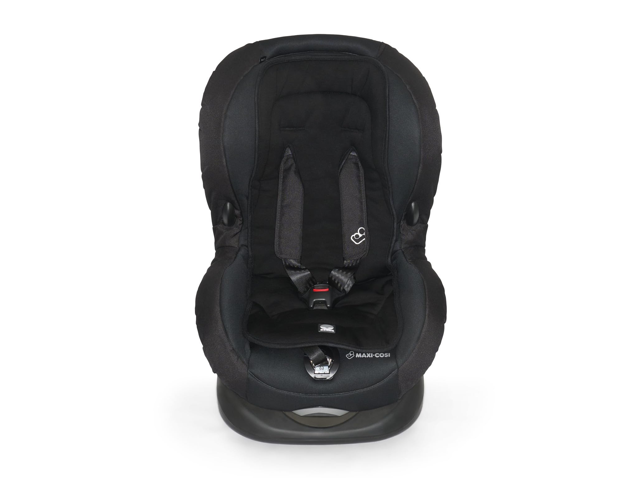 Dooky Sitzauflage Kinderwagen, Buggy Sitzauflage, universal mit Gurtöffnungen, 3D-Mesh temperaturregulierend, waschbar & schnelltrocknend, rutschfeste Unterseite, für Kinderwagen & Autositz, Schwarz