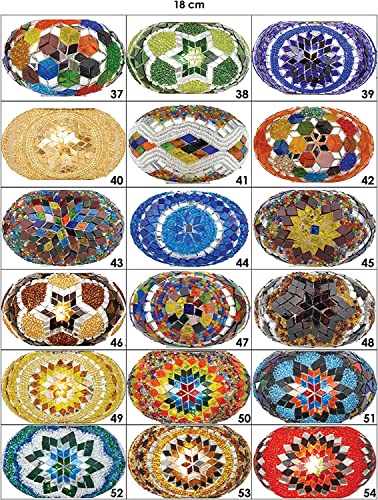 Demmex 2020 Customizable Turkish Moroccan Mosaic Tiffany Floor Table Lamp 3 Big Globes #TOP6