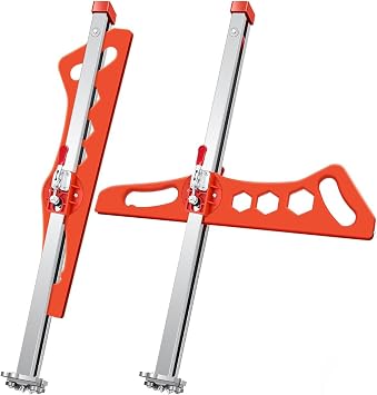 Plasterboard Cutter, Drywall Cutting Tool, Gypsum Board Cutting Tool for Wall, Build, Decoration, 1.5-60cm Cutting Range | Cutting Width 1.5-60cm, Cutting Deepth 8-13mm, Aluminium Alloy Handel, Orange
