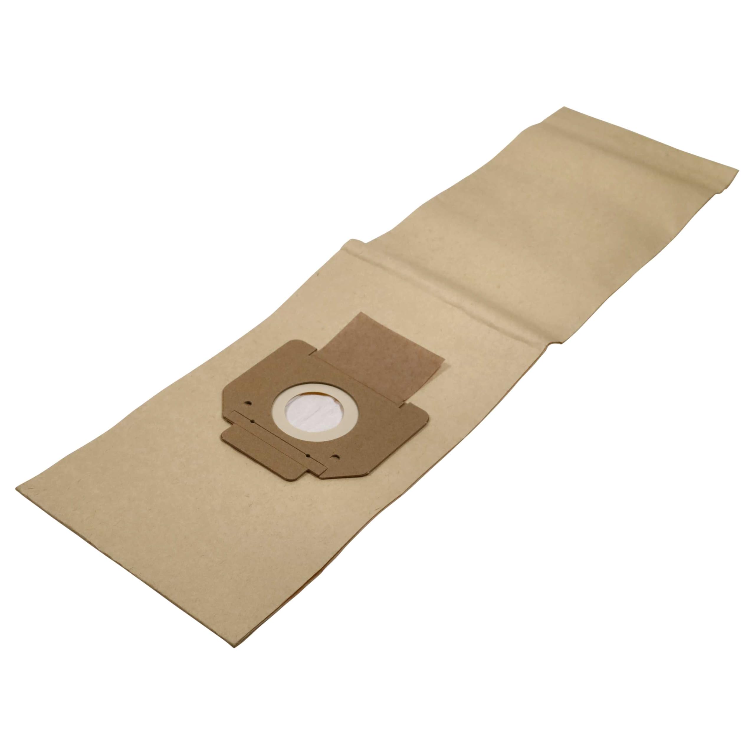 vhbw 50 x worek do odkurzacza kompatybilny z odkurzaczem Alto Attix 751-21, 751-11, 751-2M – 38 cm x 22 cm, brązowy