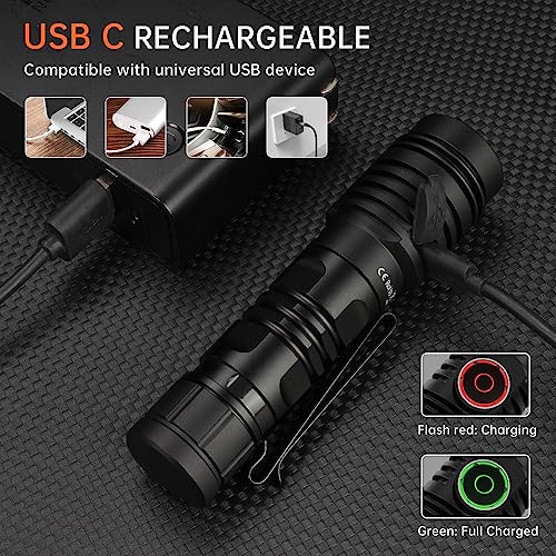 Wurkkos-FC13S-5000K-USB-C-Flashlights-2500-High-Lumens-LED-Flash-Light-6-Modes-EDC-Torch-IP68-Waterproof-Flashlight-with-Ramping-Mode