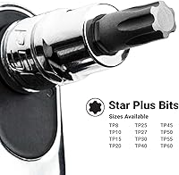 Vista 7 de Capri Tools TP8 Star Plus Bit Socket, 1/4 pulg. de unidad de transmisión