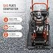 VEVOR 6.5HP Plate Compactor, 196CC Gas Engine, 2360 lbs Vibratory Compaction Tamper, 22.1x15.9 in Plate Power Jumping Jack Tamper, 5600 VPM Pavement Compactor for Walkways, Asphalts, Paver Landscaping