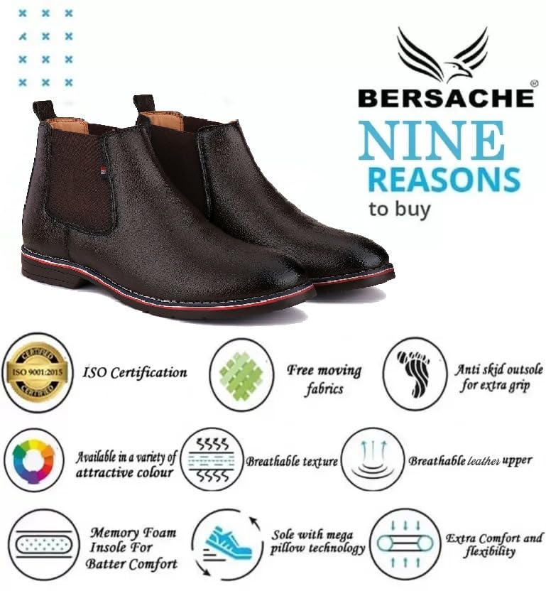 Image of BERSACHE Lightweight Formal Officewear Shoes Sole for Men