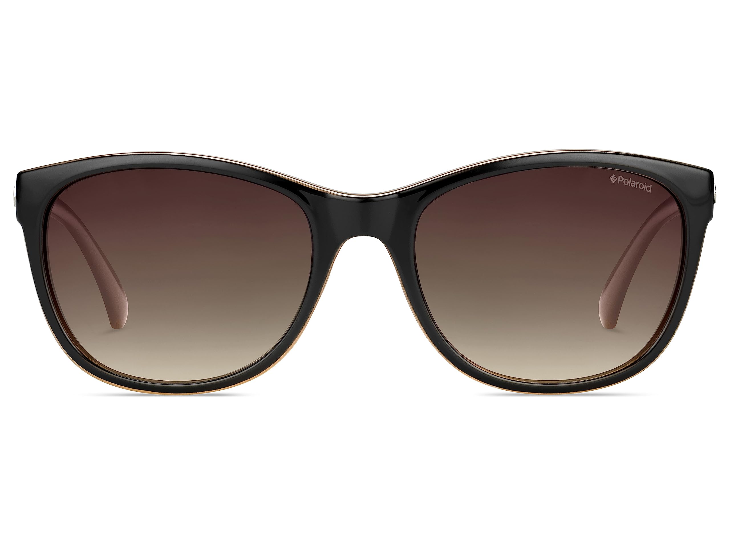 Polaroid Kobiety Okulary Przeciwsłoneczne, Czarny/Beżowy, 55 EU