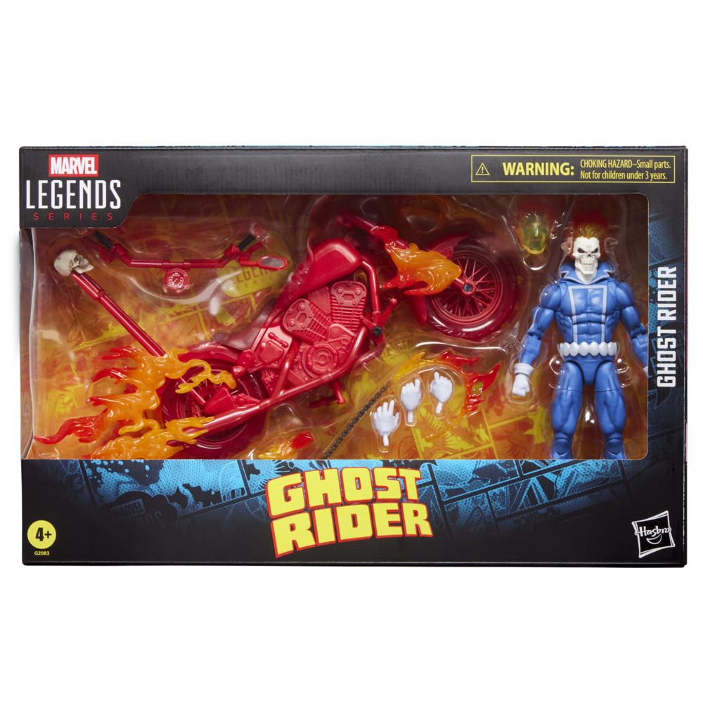 Marvel Seria Legends Ghost Avenger Johnny Blaze kolekcjonerska figurka w skali 15 cm inspirowana komiksem motocyklowym