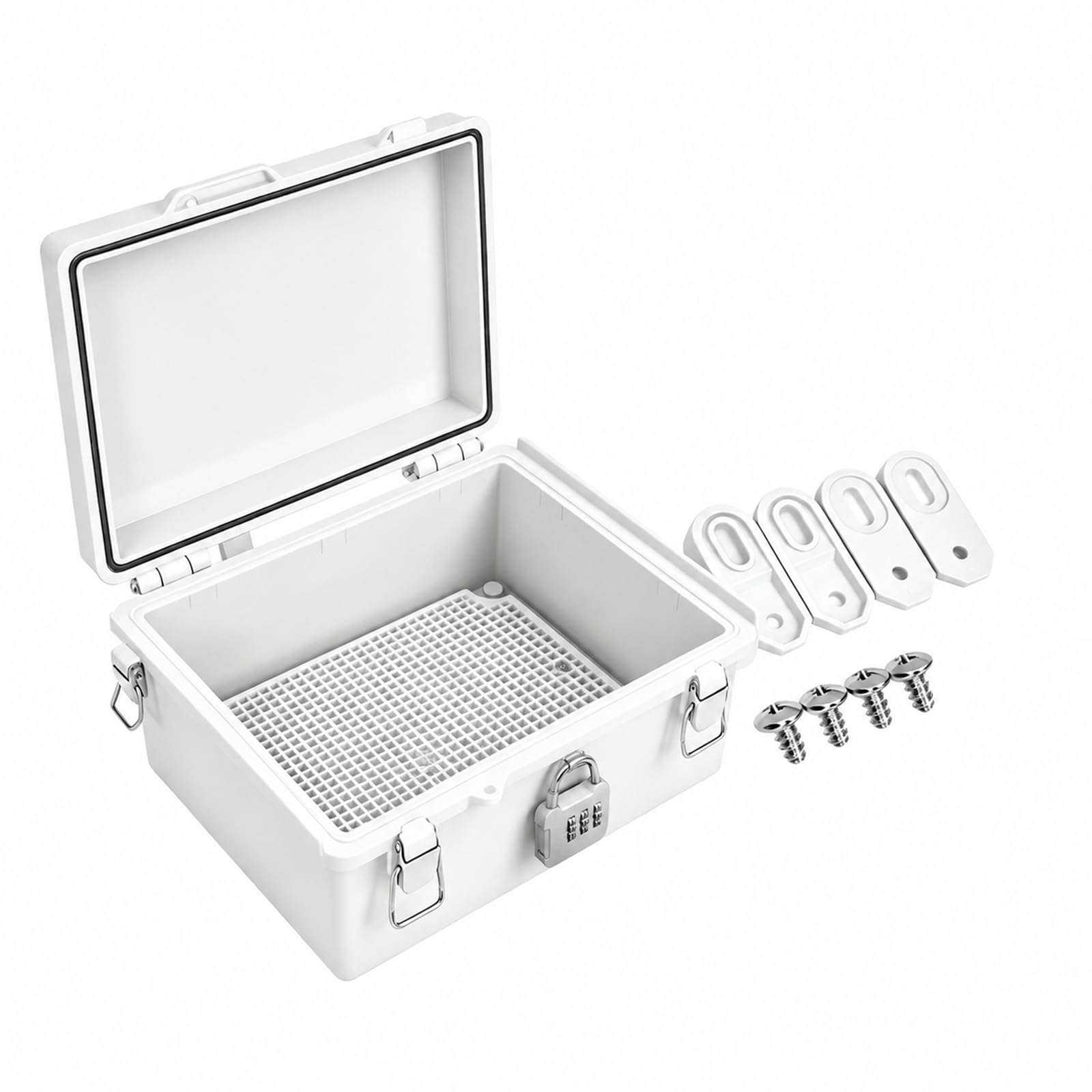 Caja Estanca Exterior Electrica Impermeable IP67, 220x170x110 mm Cuadro Eléctrico Superficie, Cajas de Empalmes para Ocultar Enchufes Jardín Piscina Iluminación