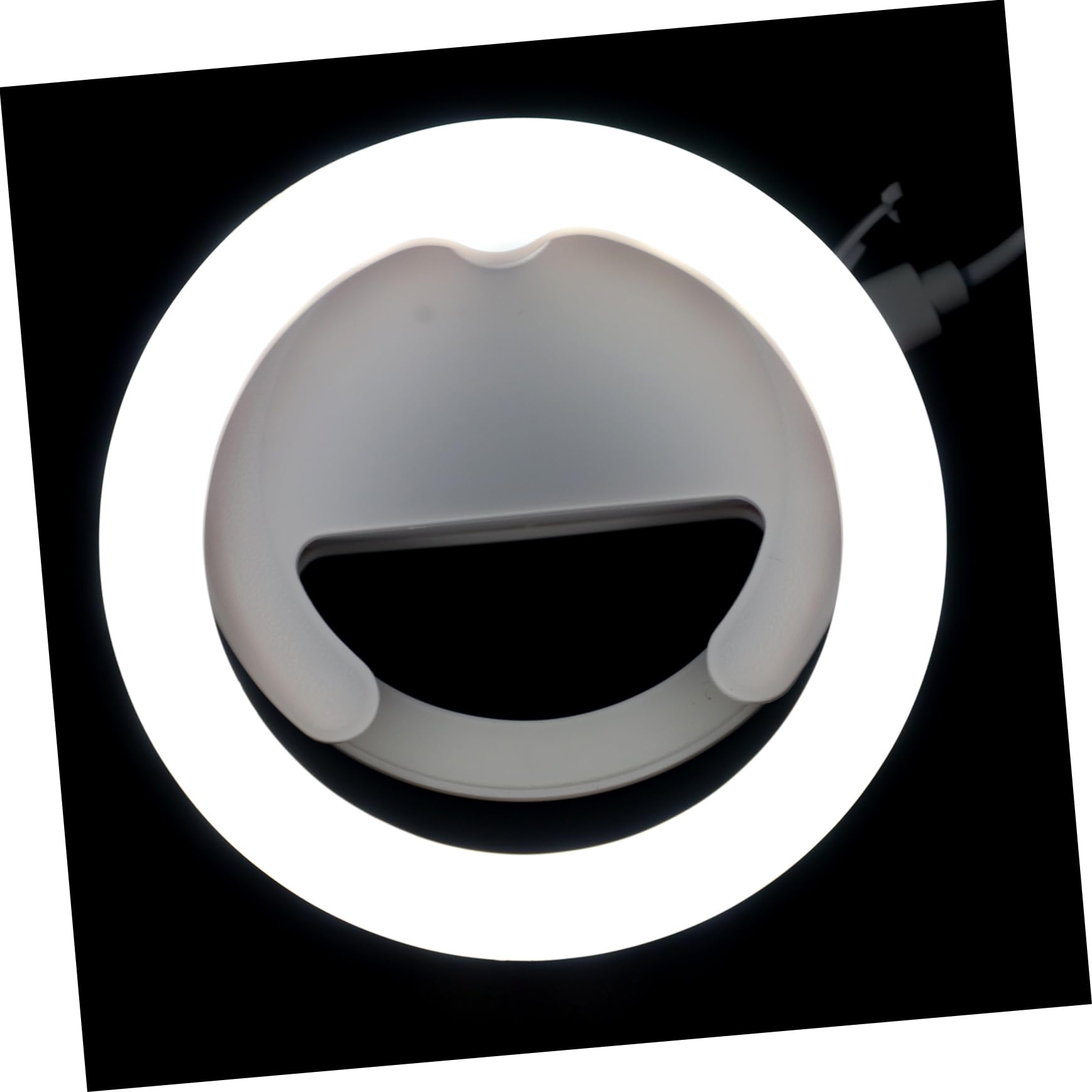 TEHAUX Portable Ring Light for Phone Brightness Compact Clip LED Light for Outdoor Photography Makeup and Video Calls Travel Friendly and Versatile