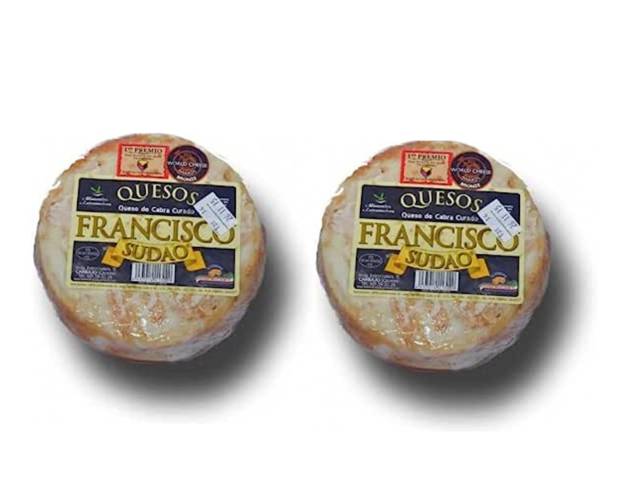 Pack 2 Queso Cabra Francisco Sudao “oro World Cheese Awards 2021”