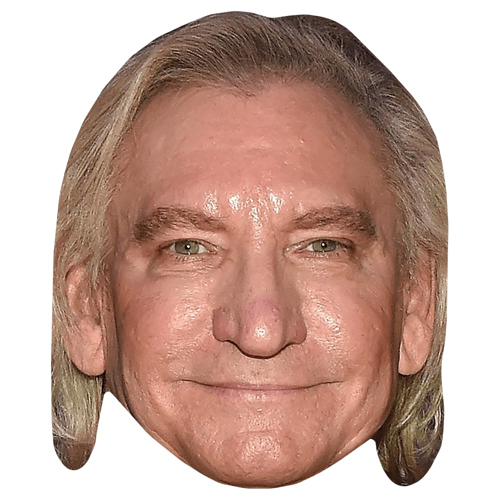 Celebrity Cutouts Lifelike Joe Walsh (Smile) Celebrity Mask, Flat Card Face, Fancy Dress Mask
