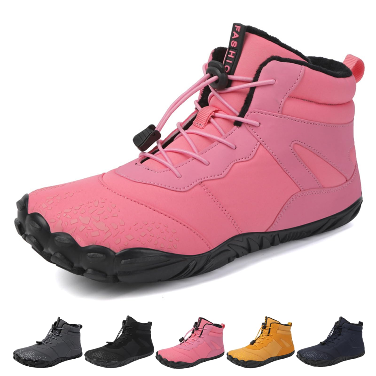 Hike Winter Footwear Barefoot Womens Non-slip Comfortable Barefoot Shoes Provide Warmth Support Unisex Snow Boots