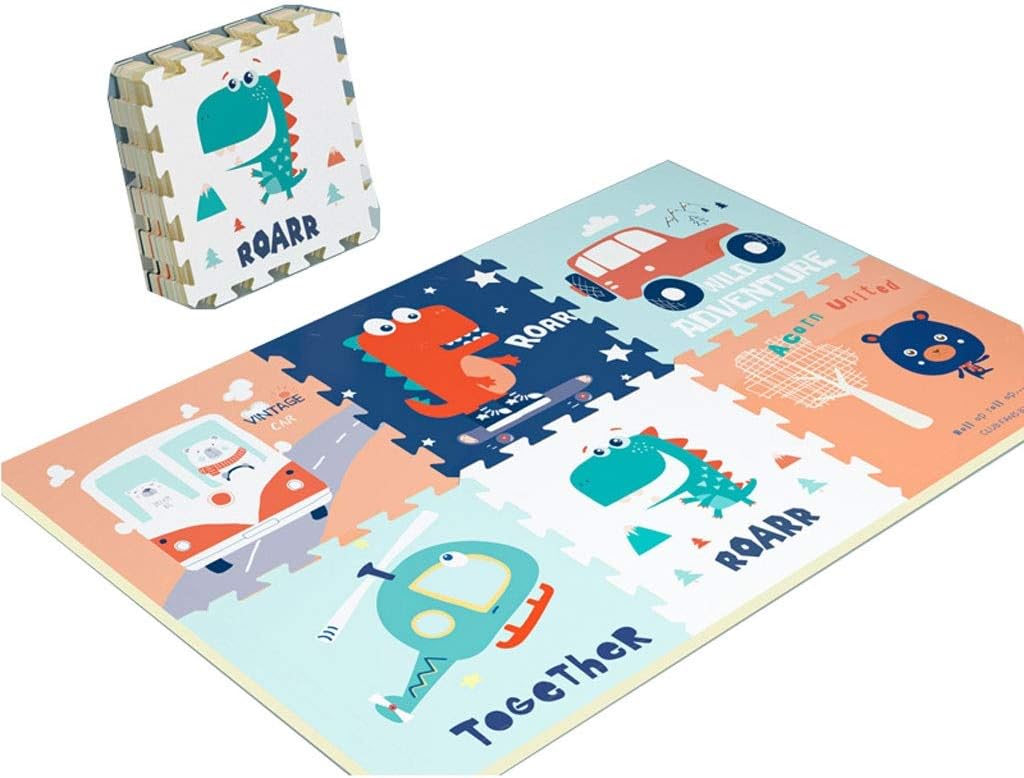 Crawling Mat Thicken Non-Toxic and Tasteless Anti-Fall Living Room Play Mat (Color : C Size : 113cmx166cmx2CM)