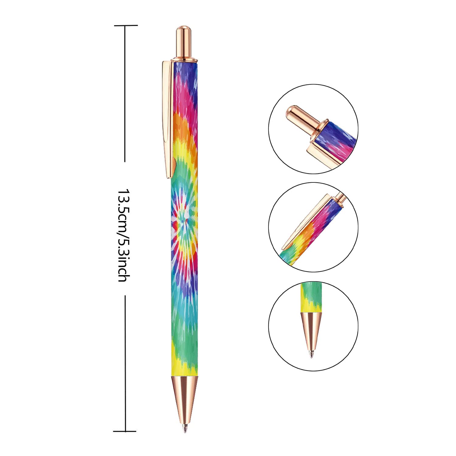 Aazon.co: Ballpoint Pen 3Pcs Click Black Ink Etal Retractable 1.0 - View #10