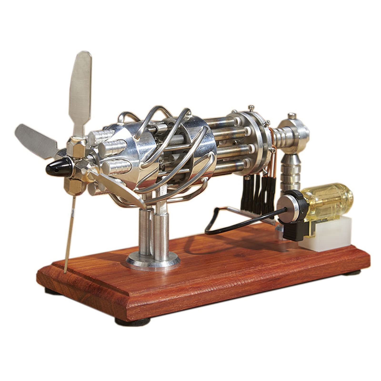 Buy Miniature Mini Steam Engine Model 16cylinder Aircraft Engine