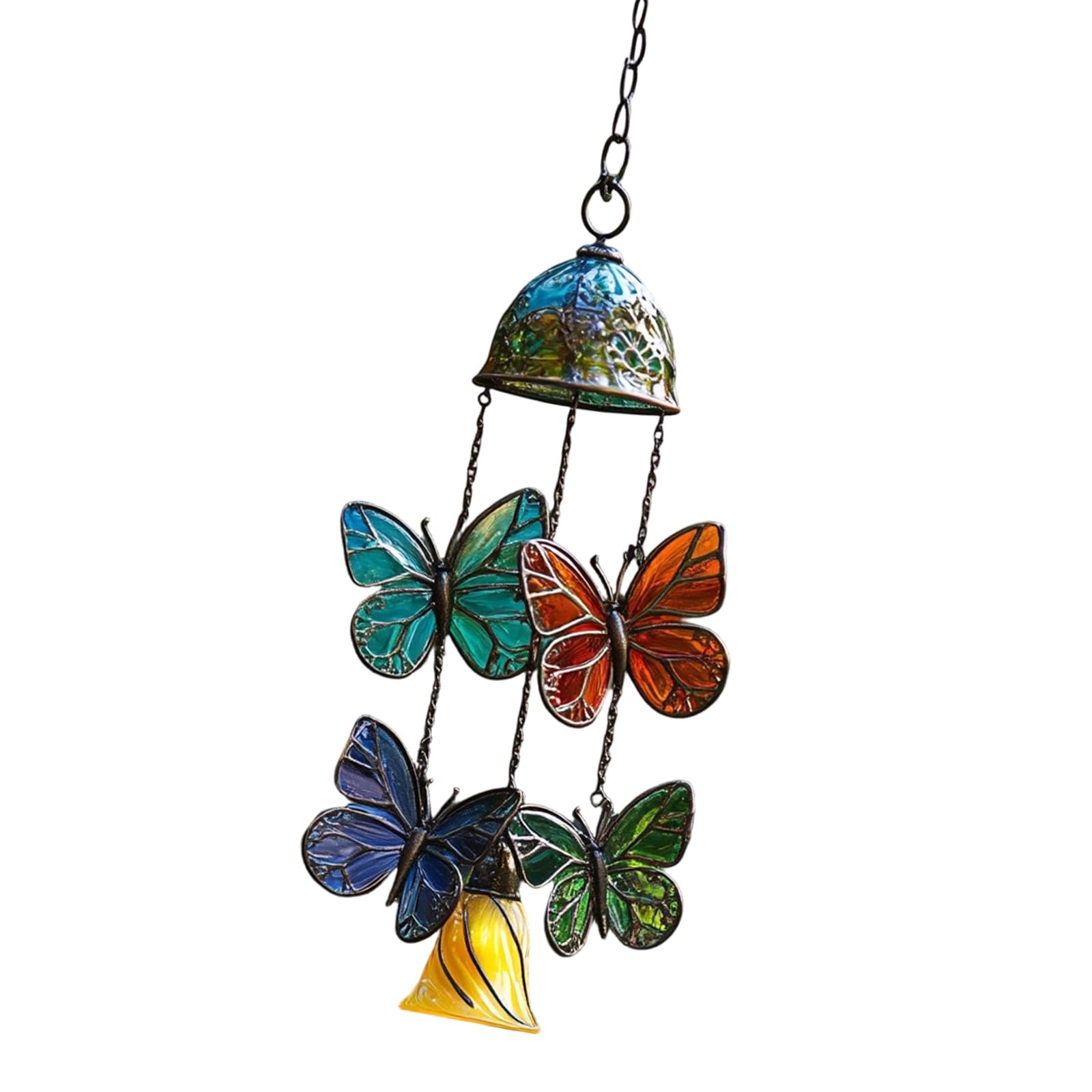 Carotoe C Arotoe Gift Butterfly Wind Himes Features Elegant Design And Pleasant Sound For Birthdays Holidays And Home Decoration Butterfly Ornament