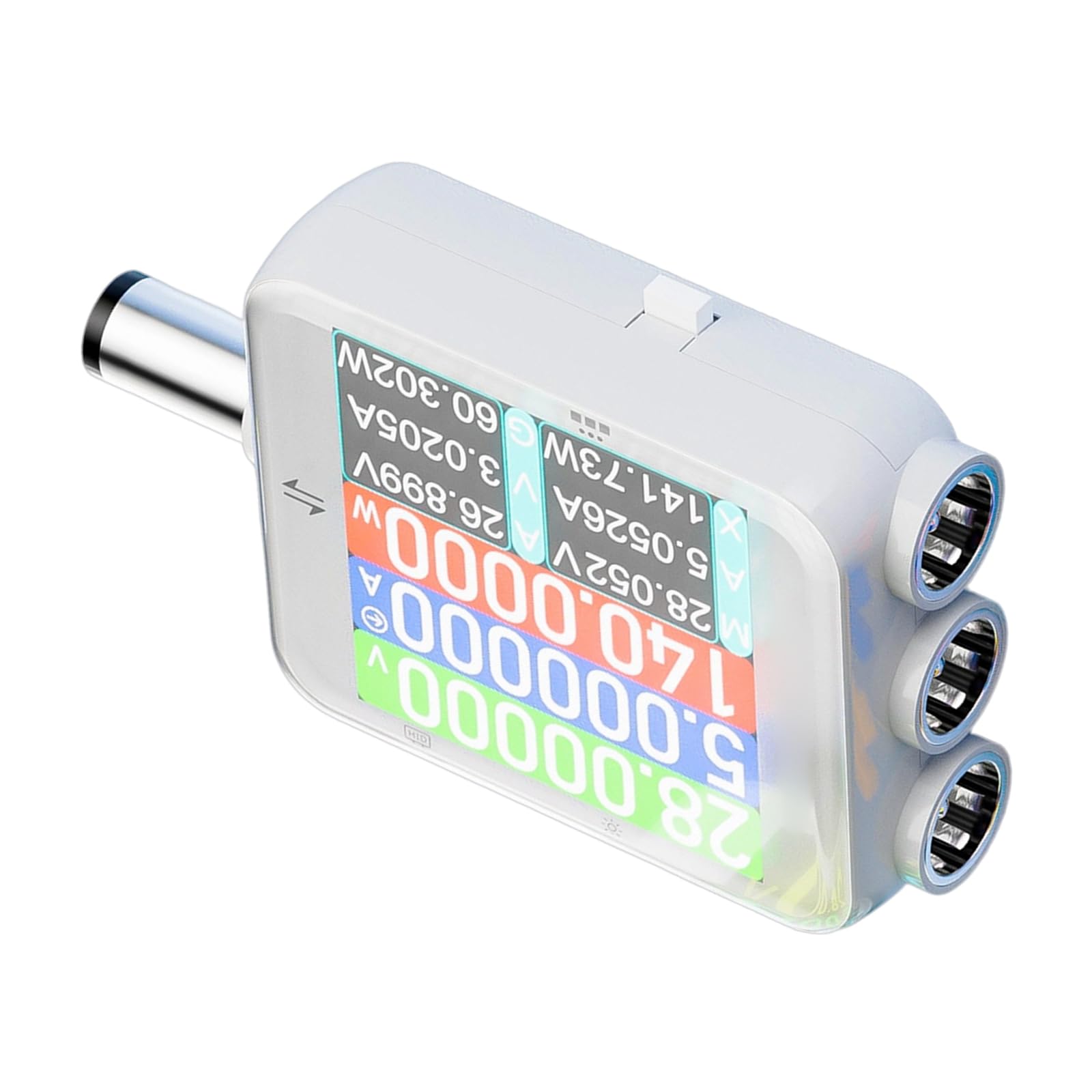 Msioytog Stable Digital Watt Meter Lightweight Digital Display Meter Abs Device For Dc5.5 Power Electric & Current Measurement High Accuracy Power