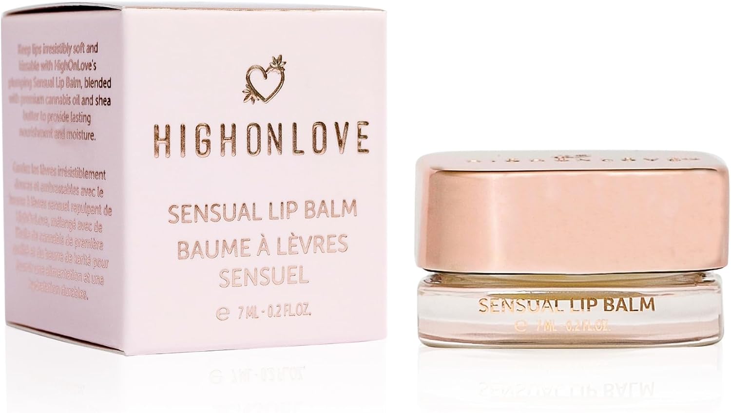 Plumping Lip Balm - All Natural Hydrating Lip Balm Made with CoCoa Butter, Jojoba, Coconut & Hemp Seed Oils - Translucent, Glossy Finish (7 ml)