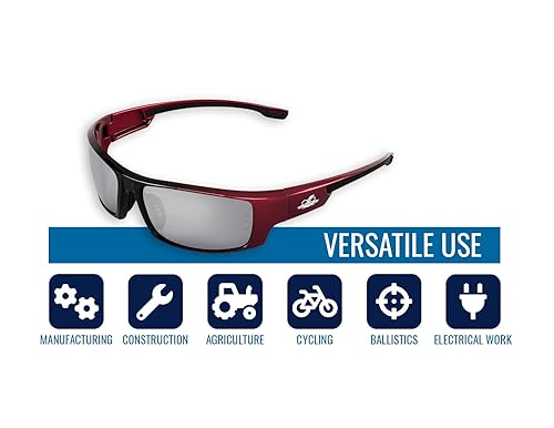 Miniatura 3 de Bullhead Safety Eyewear BH2121AF - lentes de sol antiempañamiento, TPR para la nariz, extremos de TPR, Paquete de 1