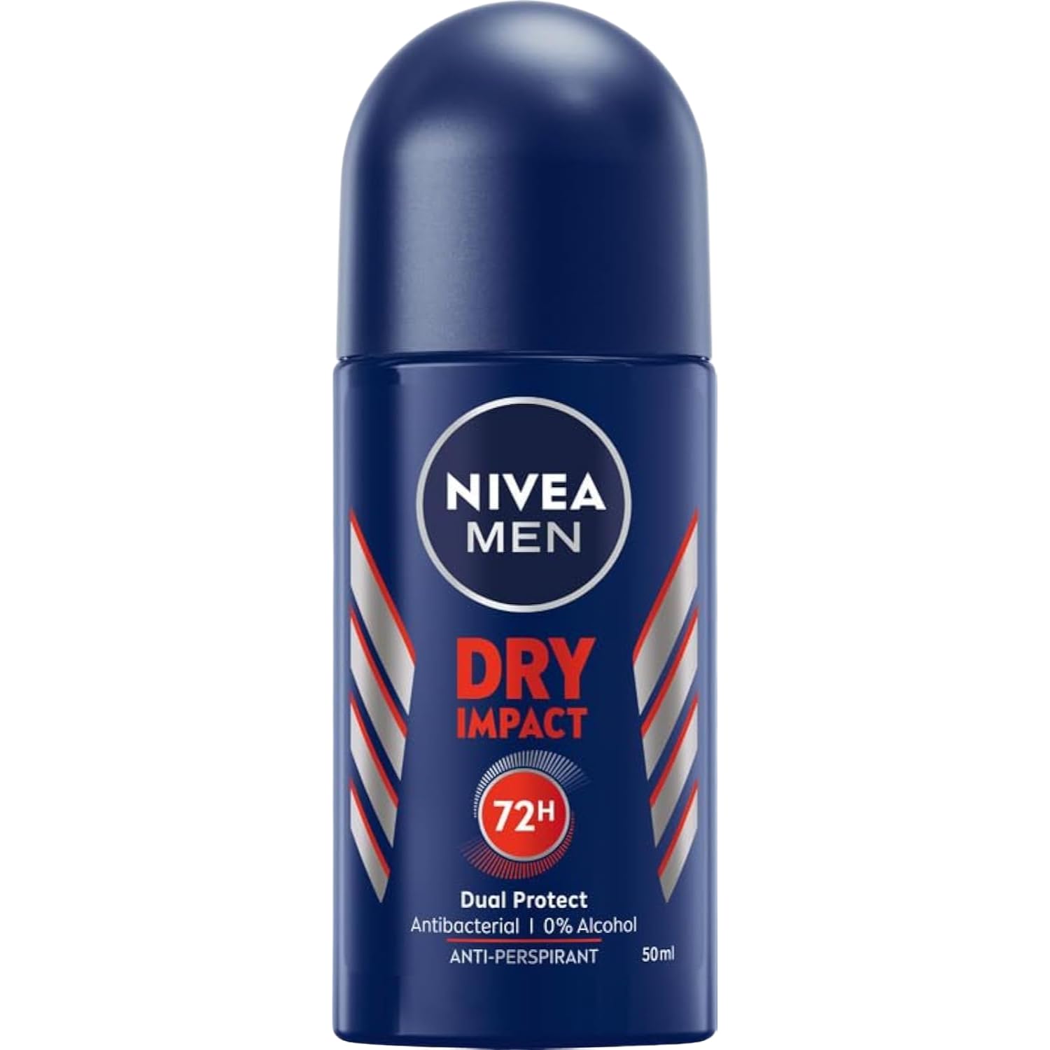 Deodorante Antitraspirante Roll-On Uomo – Protezione 72h contro Sudore e Odori – Formula Dual Protect – Formato 50ml – Variazioni 4/6/8/10 Pezzi (10)