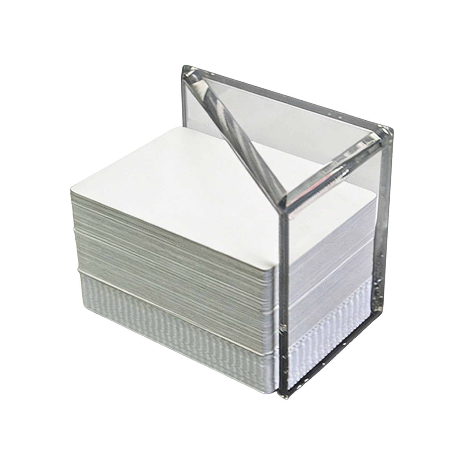 ljhnba Clear Acrylic Pokers Stand Clear Discard Holder Tray Pokers Organizer for 2 / 4 / 6 Deck Playing Cards Holder for Game Tables Games & Sports Expert Acrylic Discard Trays