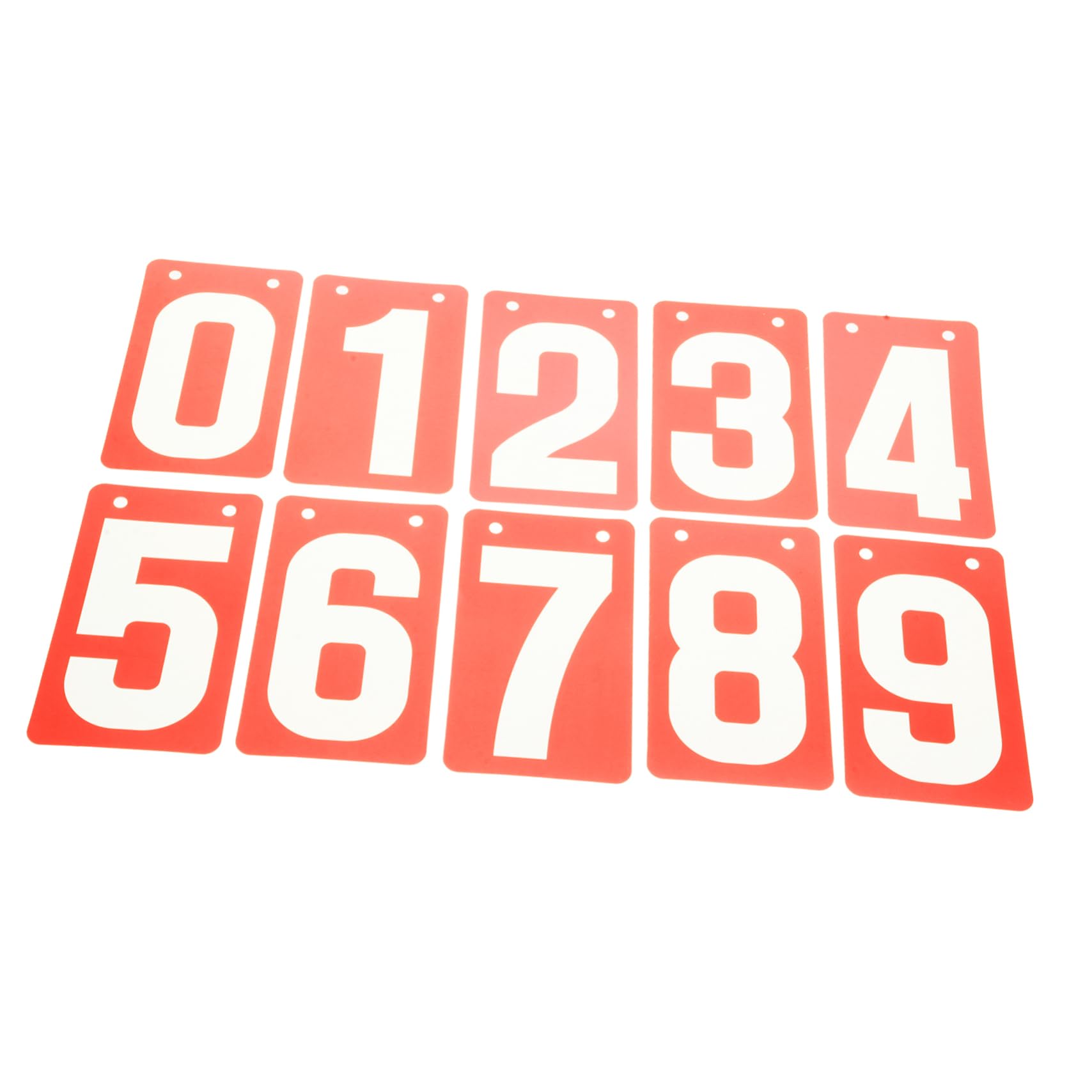 OSOLADY Portable Scoreboard 10pcs Number Cards Digital Scorekeeper for Sports Match Classroom Billiards Tennis Scoreboard for Competition