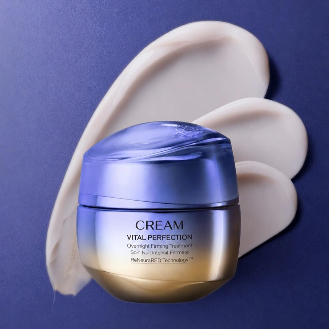 Shiseid Vital Perfection Overnight Firming Treatment, Crema Notte Rassodante, Re Neura RED Technology™, 50 ml