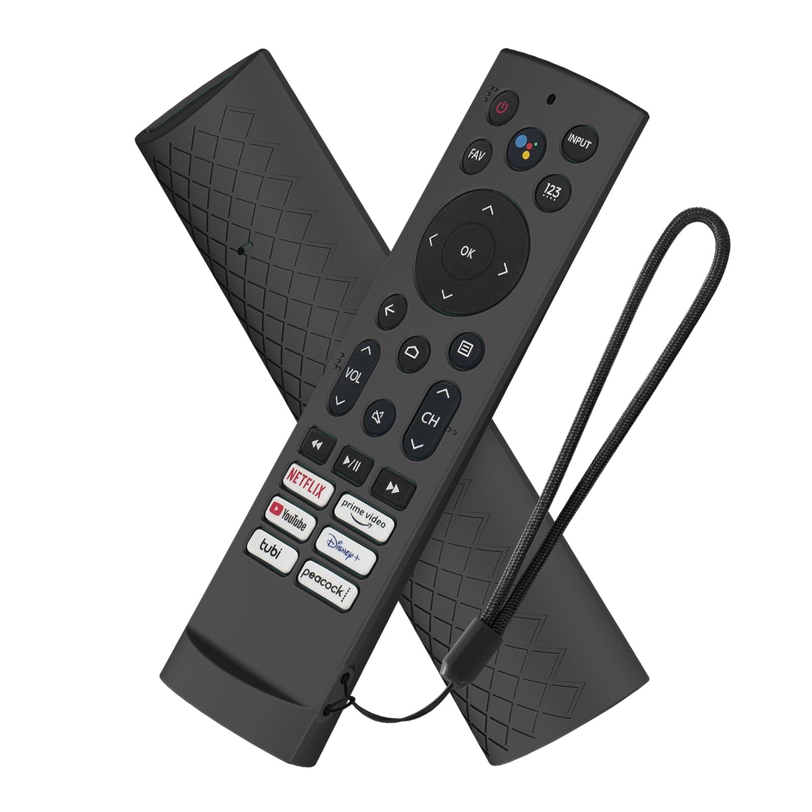 Caldipree Silicone TV Remote Cover Compatible with Hisense Smart TV Remote VU GloLED Series Tv Remote Cover (Black) (B0CH6PQPCB) Amazon Price History, Amazon Price Tracker