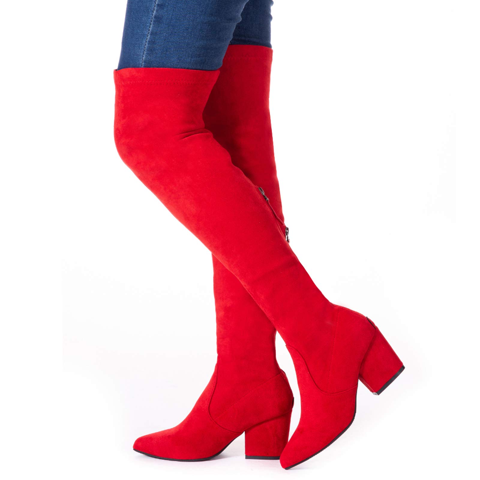 Mtzyoa Mtz-7-10-ba Stivale sopra il ginocchioDonna