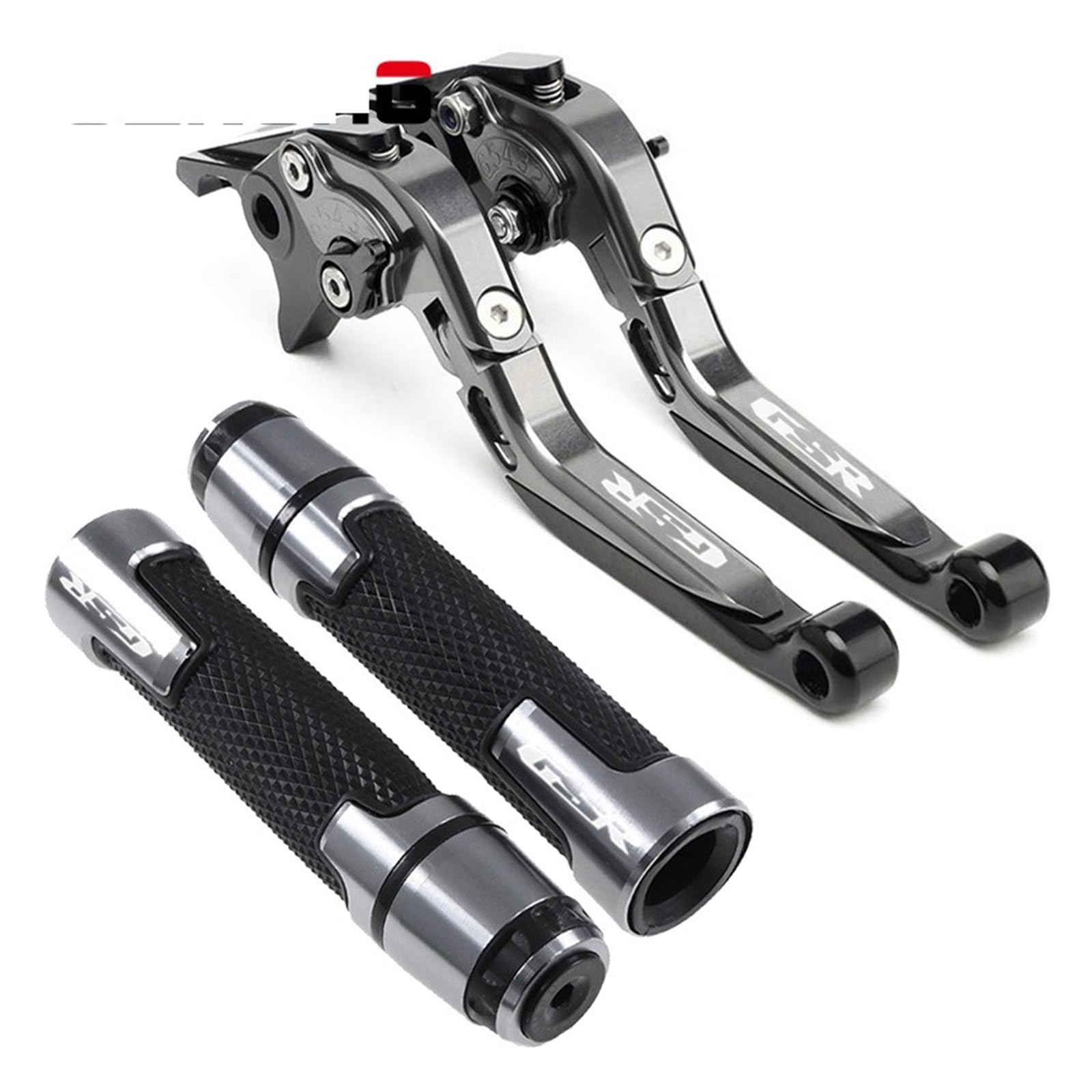 Aumbcfg B Rake Primary Cylinder Kits For Gsr 400 2008-2012 Gsr 600 2006-2011 Gsr 750 2011-2020 Motorcycle Cnc Rake Clutch Lever+22Mm Handle Grips Handlebar Clutch Levers(B)