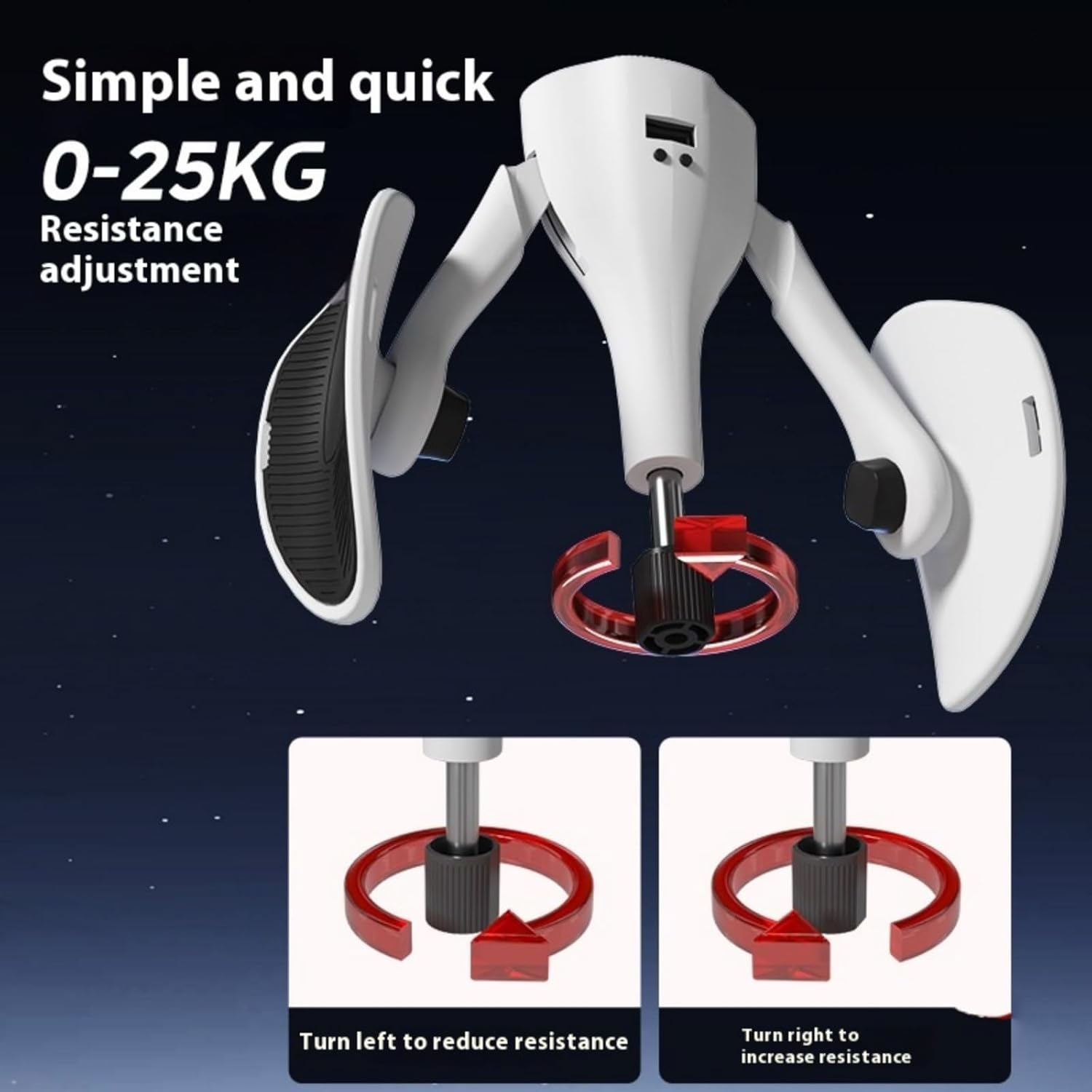 Adjustable Resistance Inner Thigh Exerciser Exercise Machine Pelvic Floor Muscle Trainer with Counter Enduring Adjustable Resistance Inner Exerciser