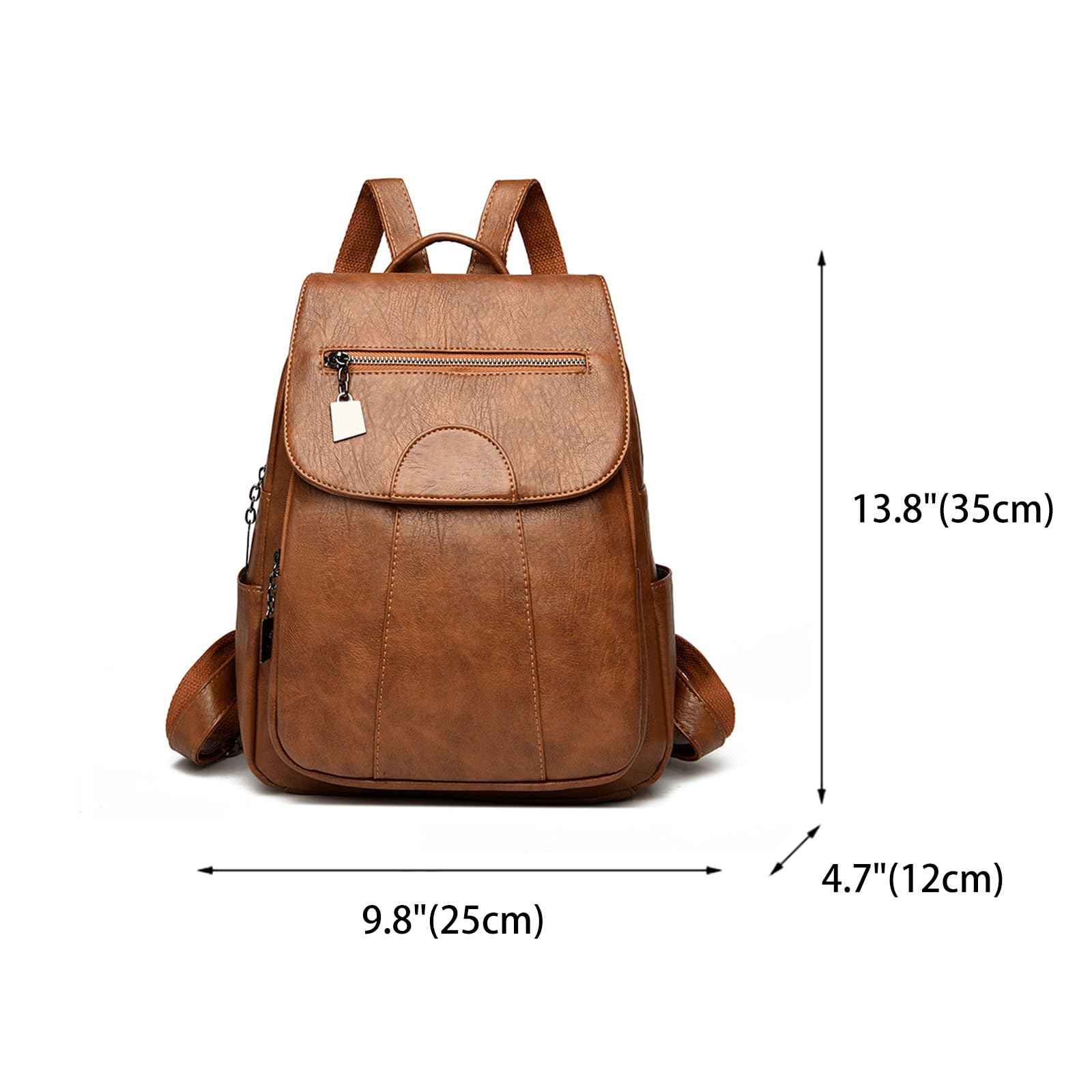 BUKESIYI Donna Borsa Zaino Elegante Zainetto Borse a Tracolla Zaini Antifurto Zainetti 2025 Firmate PU Pelle IT78579