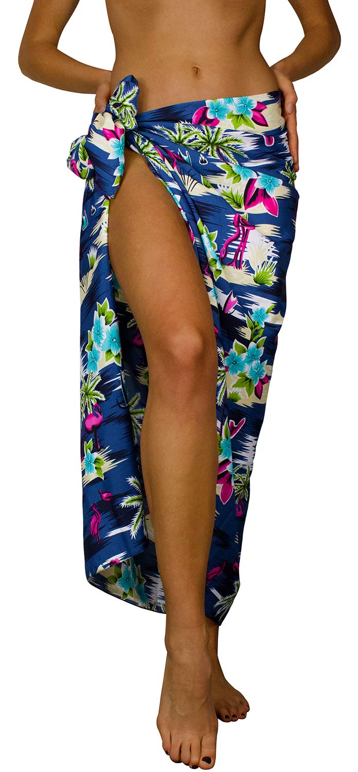 King Kameha Hawaiano Pareo Sarong Abrigo De Playa para Mujeres Funda De Bikini Casual Traje De Baño Muy Ruidoso Playa Imprimir
