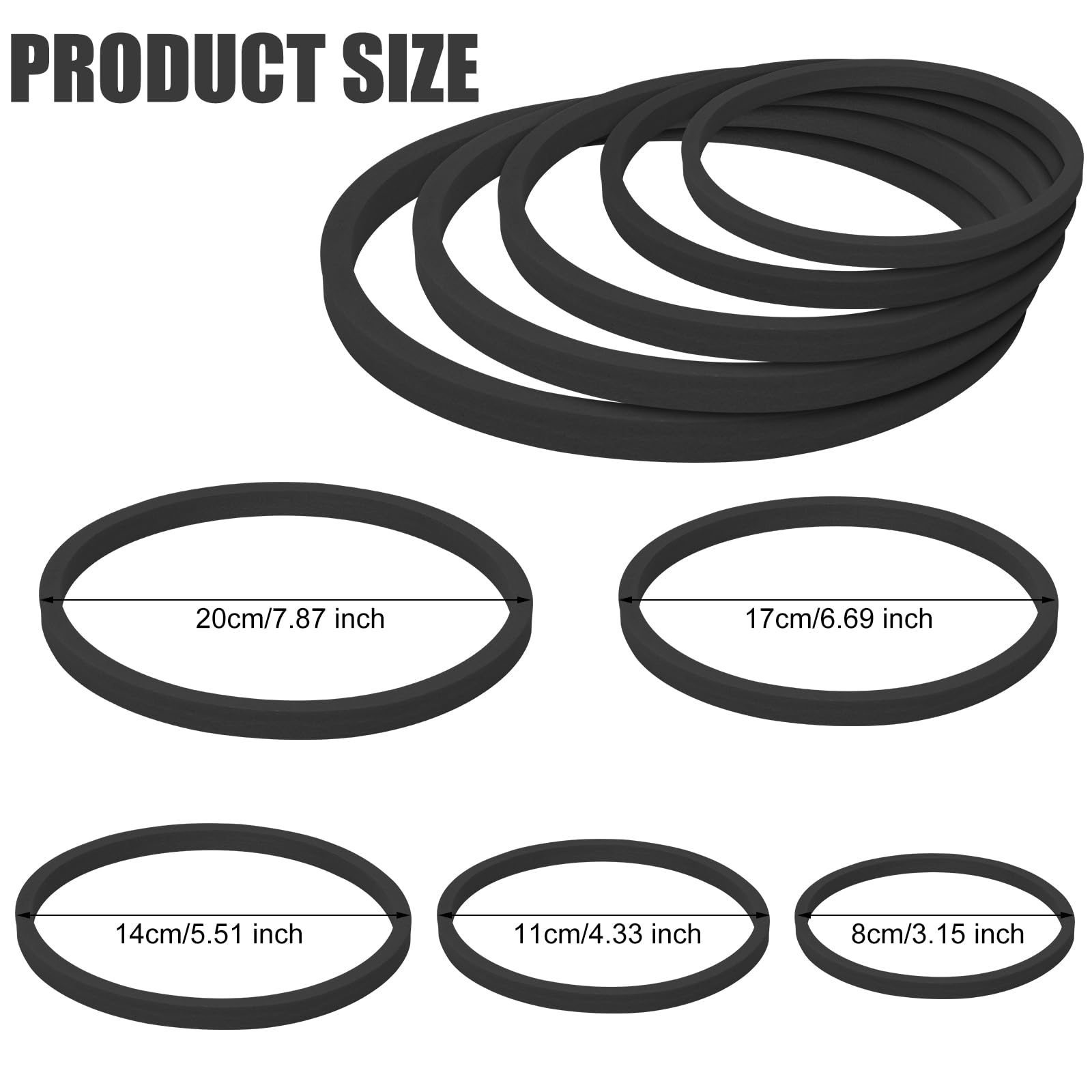 PEUTIER 5pcs Aquarium Floating Plant Rings, Foam Floating Plant Corral Fish Feeding Rings Fish Tank Food Ring for Keeping Floating Plants in Place (Black)