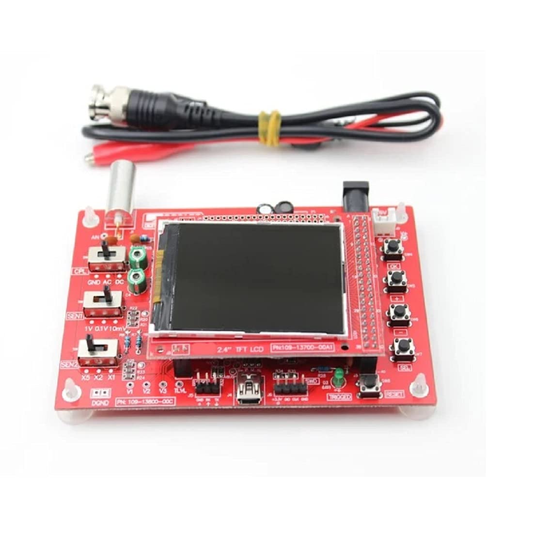 DSO138 2.4 inch TFT Handheld Pocket-size Digital Oscilloscope Kit DIY Parts Electronic Learning Set Soldered (B09BZRCXW6) Amazon Price History, Amazon Price Tracker