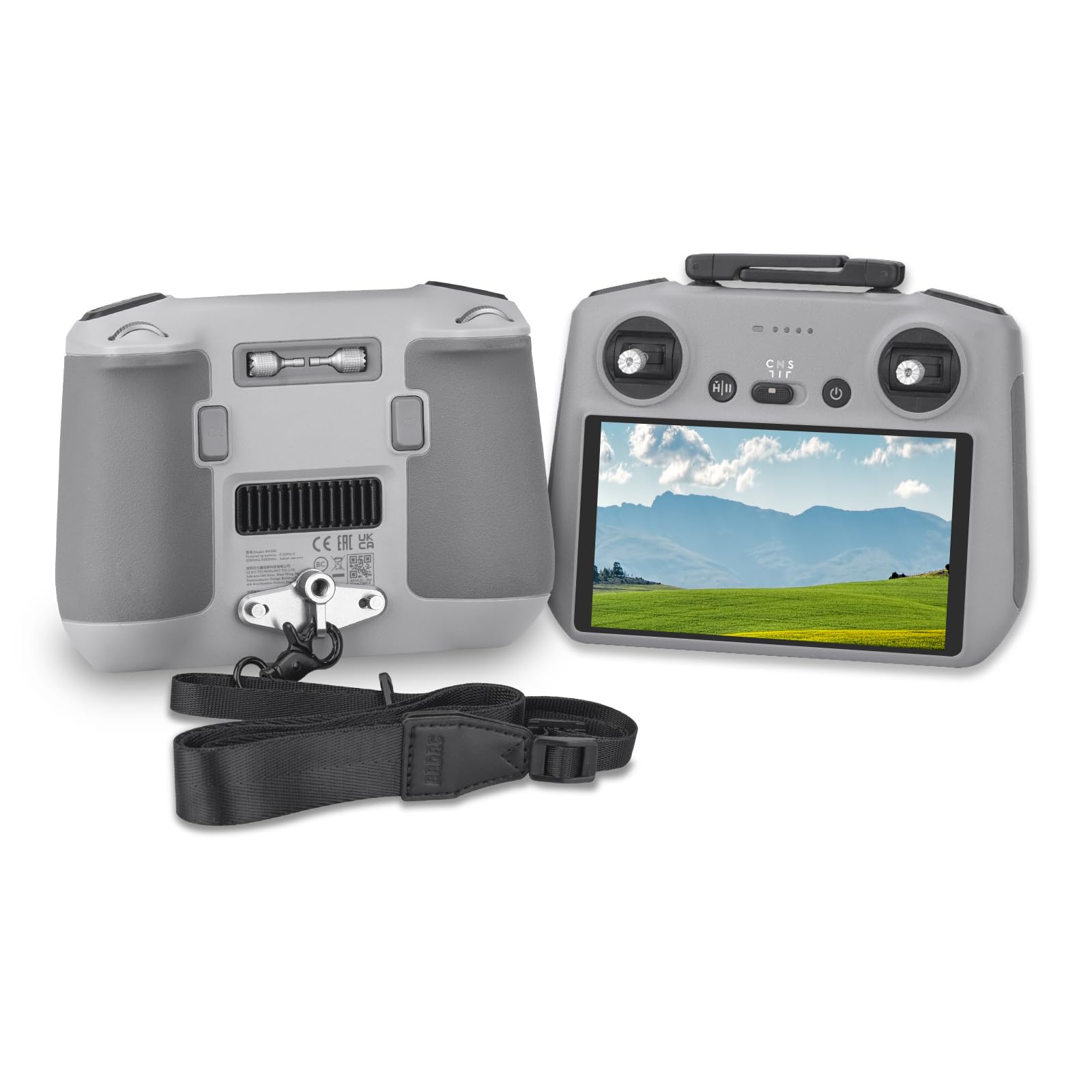 HeiyRCMini 4 Pro Bike Mount for DJI RC 2, Bicycle Adapter Tripod Aluminum Alloy 1/4 Screw Remote Controller Lanyard Neck Strap for DJI Mini 3 Pro, Mini 3, Air 3, for DJI RC, RC 2 Accessories