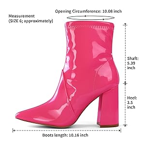 ショートブーツ・ブーティ Mid Calf Stiletto Boots Amazon.com | Pomoxikn Womens Mid Calf Boots Fold Over Shark