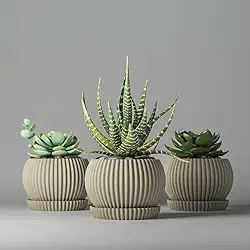 Mini Vaso Cachepot Mini Suculenta Decoração Unitario (AREIA)