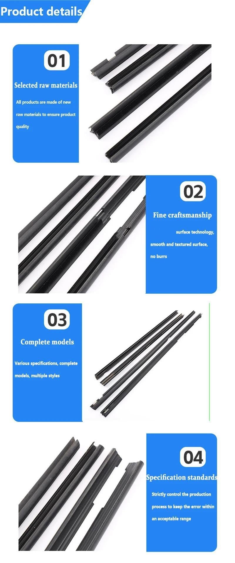 Protezione Portiera Auto 2 Pz Anteriore O Posteriore Auto Porta Finestra Vetro Sigillato Striscia Guarnizione Cintura Tenuta Per CR-V Per MK3 2007-2011(Davanti)