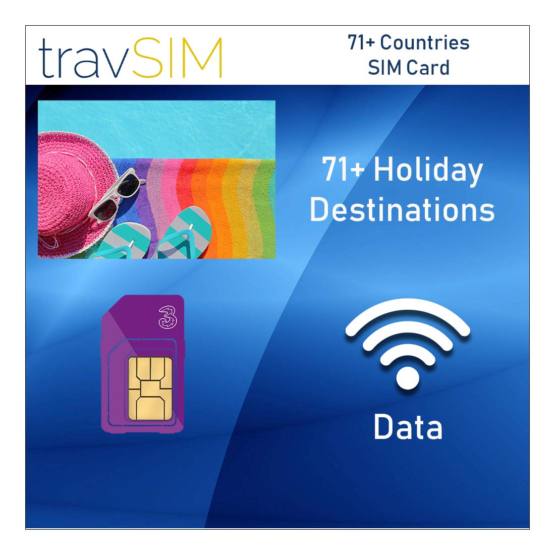 travsim three uk 71+ holiday destination countries prepaid sim card 4 gb data valid for 30 days – free roaming in 71+ countries including chile, colombia, costa rica, guatemala, panama, peru buy travsim three uk 71+