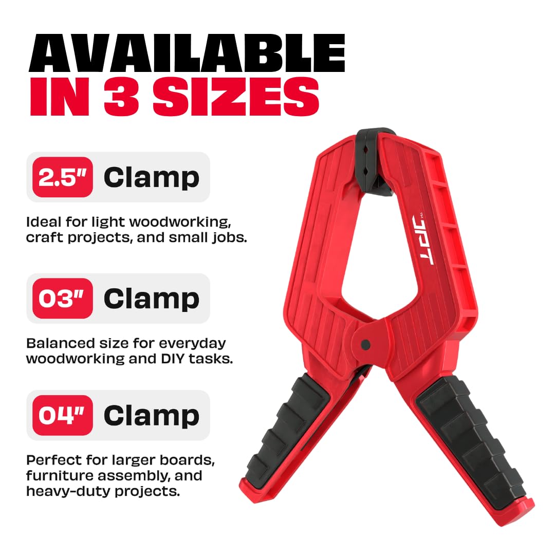 JPT Heavy Duty Spring Clamp - 4 Inch Grip -3