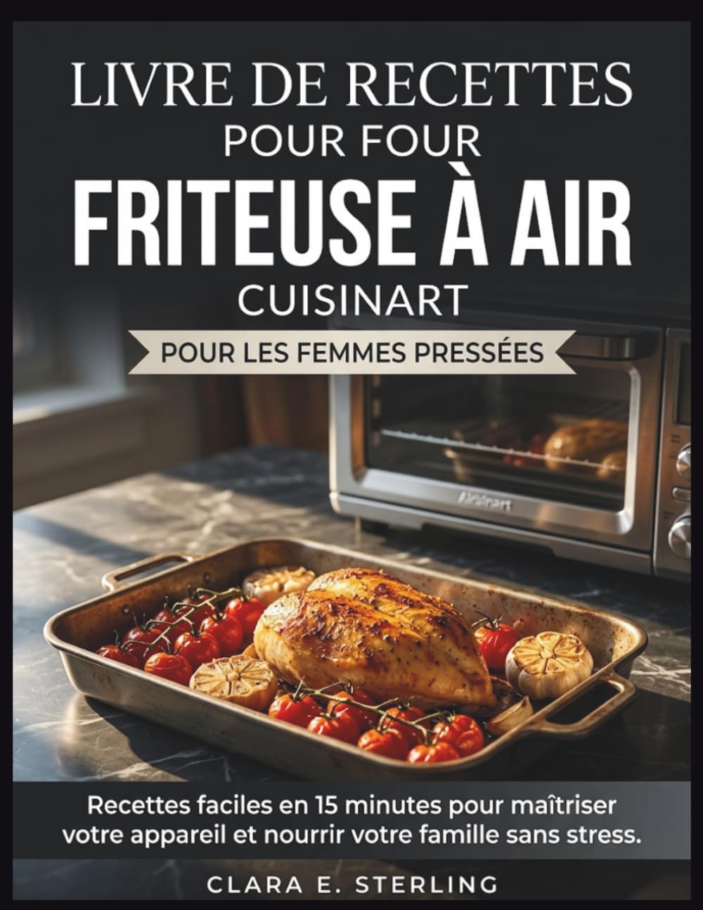 LIVRE DE RECETTES POUR FOUR FRITEUSE À AIR CUISINART POUR LES FEMMES PRESSÉES: Recettes faciles en 15 minutes pour maîtriser votre appareil et nourrir votre famille sans stress
