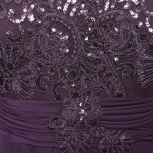 Alex Evenings Women's Stretch Sequin Bodice Empire Waist Long Gown, Formal Event Dress (Petite and Regular Sizes)3