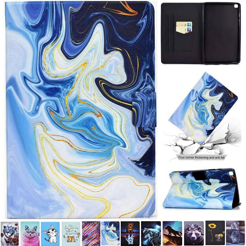 Generic Custodia compatibile con Samsung Galaxy Tab A 8.0 2019 SM T290 T295 (colore: buon libro) Custodia posteriore in pelle con motivo a libro