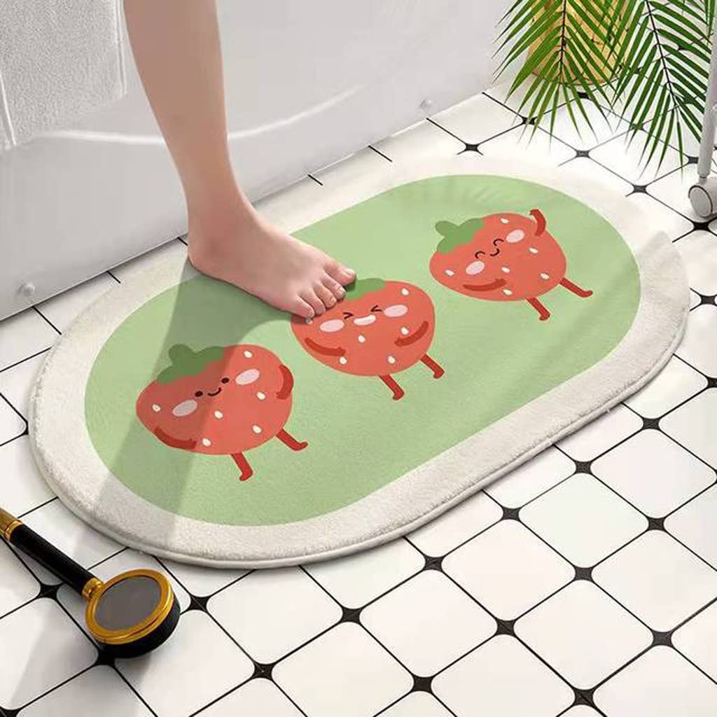 Badematte, Heimteppich für Wohnzimmer, Eingang, Fußmatte, Tür, Schlafzimmer, WC, Badezimmer, Flur, rutschfeste Fußpolster (Farbe: 3er-Pack, Größe: 60 cm x 90 cm)