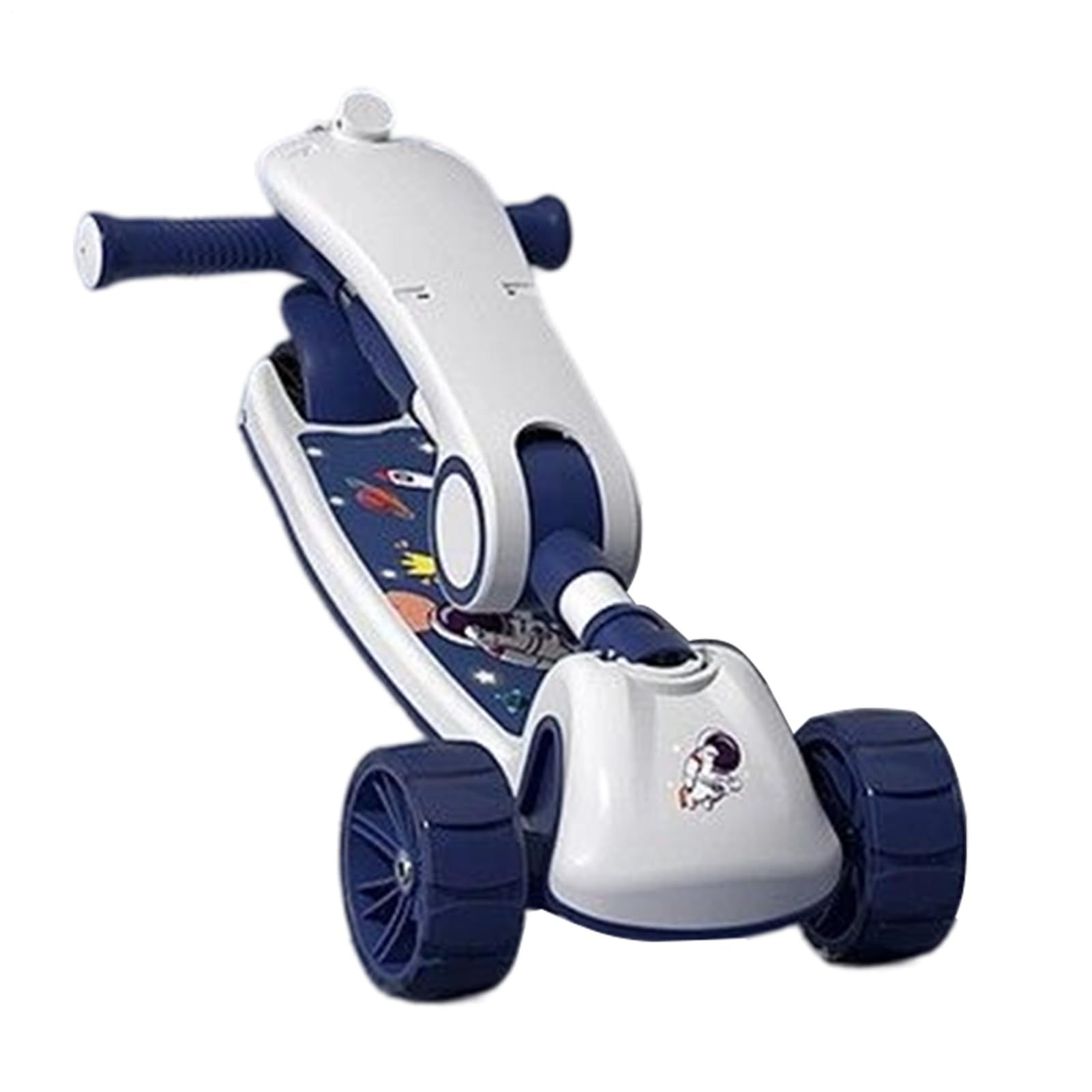 Monopattino Elettrico Per Bambini 2 in 1 Sedile Regolabile Antiscivolo con