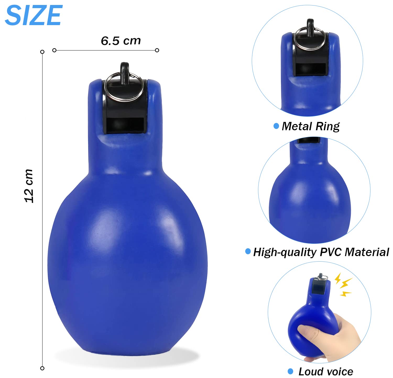 Fischietti In Acciaio Inox - 2 Pezzi Con Cordino, Per Sport, Emergenze E Addestramento - Foto 5