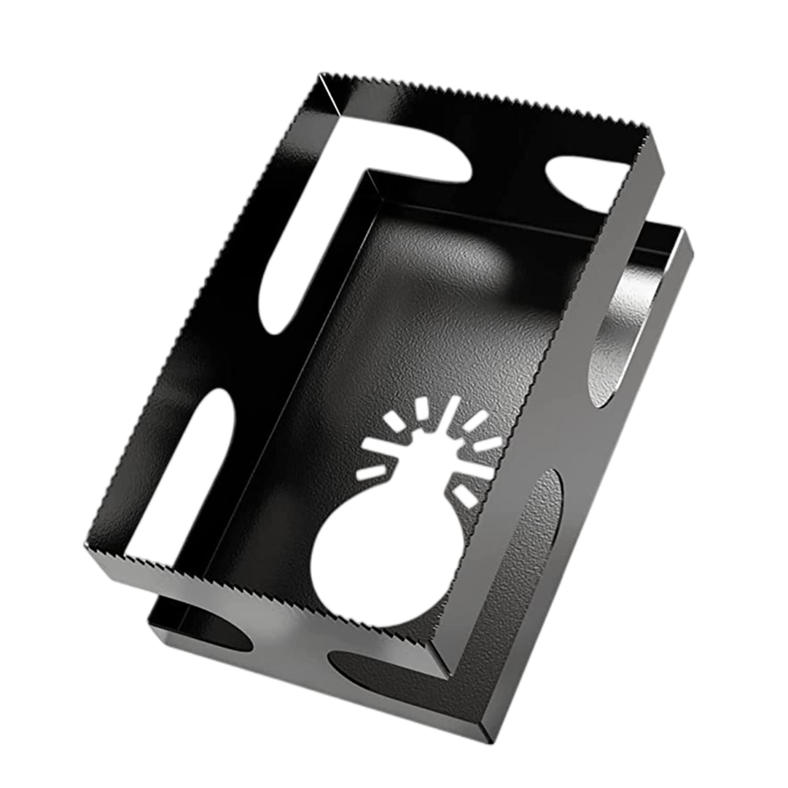 One Step in Place Stainless Steel Square Slot Cutter for Electrical Box Drywall Outlet Cutout Tool oscillating Square Blade for Drywall, Plastic Metal, Wood