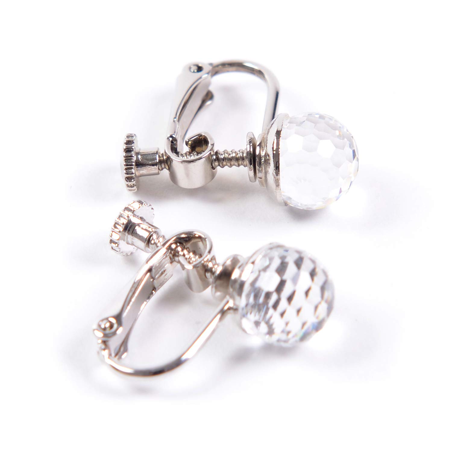 Amazon | Swarovski イヤリング スワロフスキー 日本製 クリスタル 8mm 