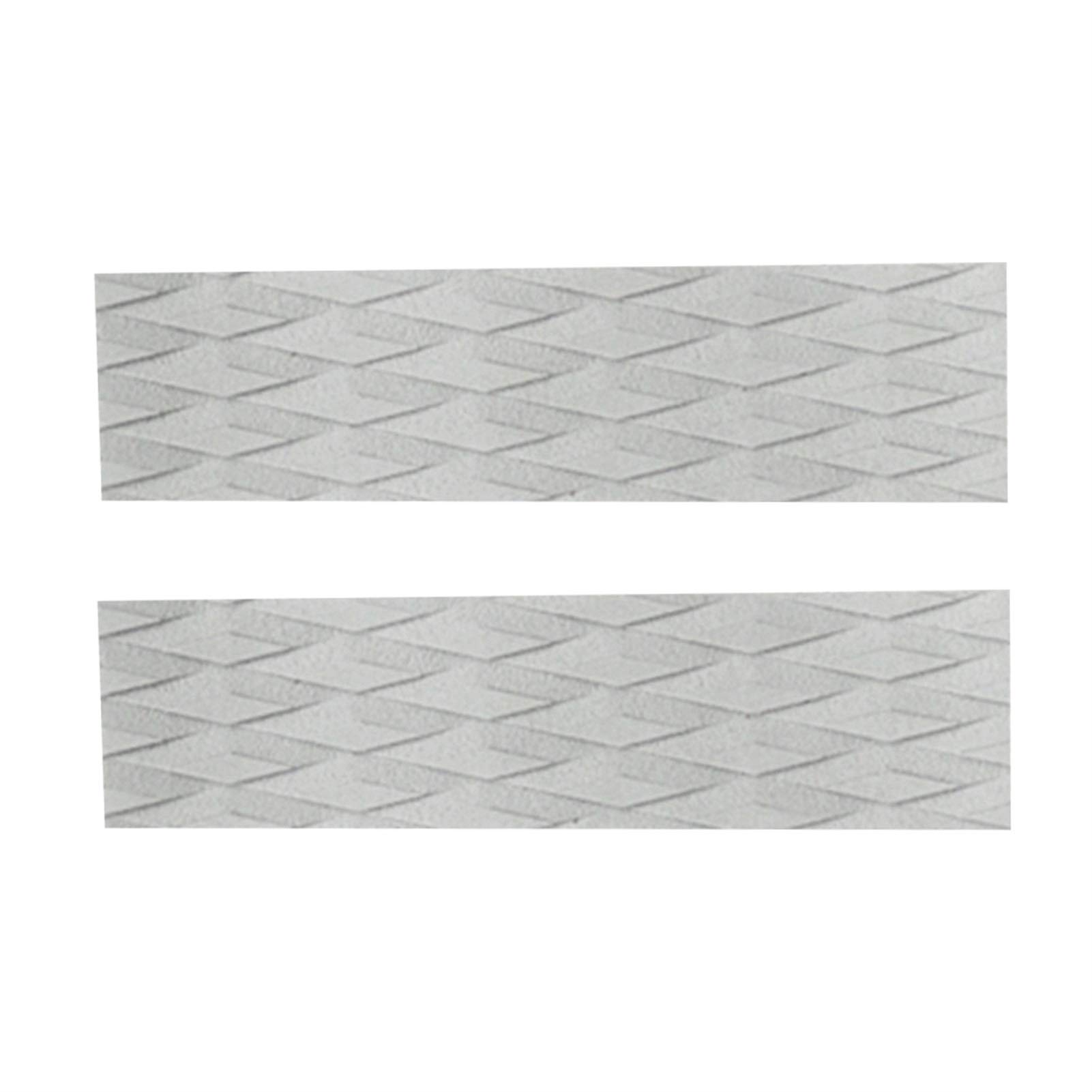 2 Pcs EVA Surfboard Traction Pad Deck Grips Stomp Pad for Skimboards, Surf Boards, Funboard Water Sports Accessories (Color : Grey)