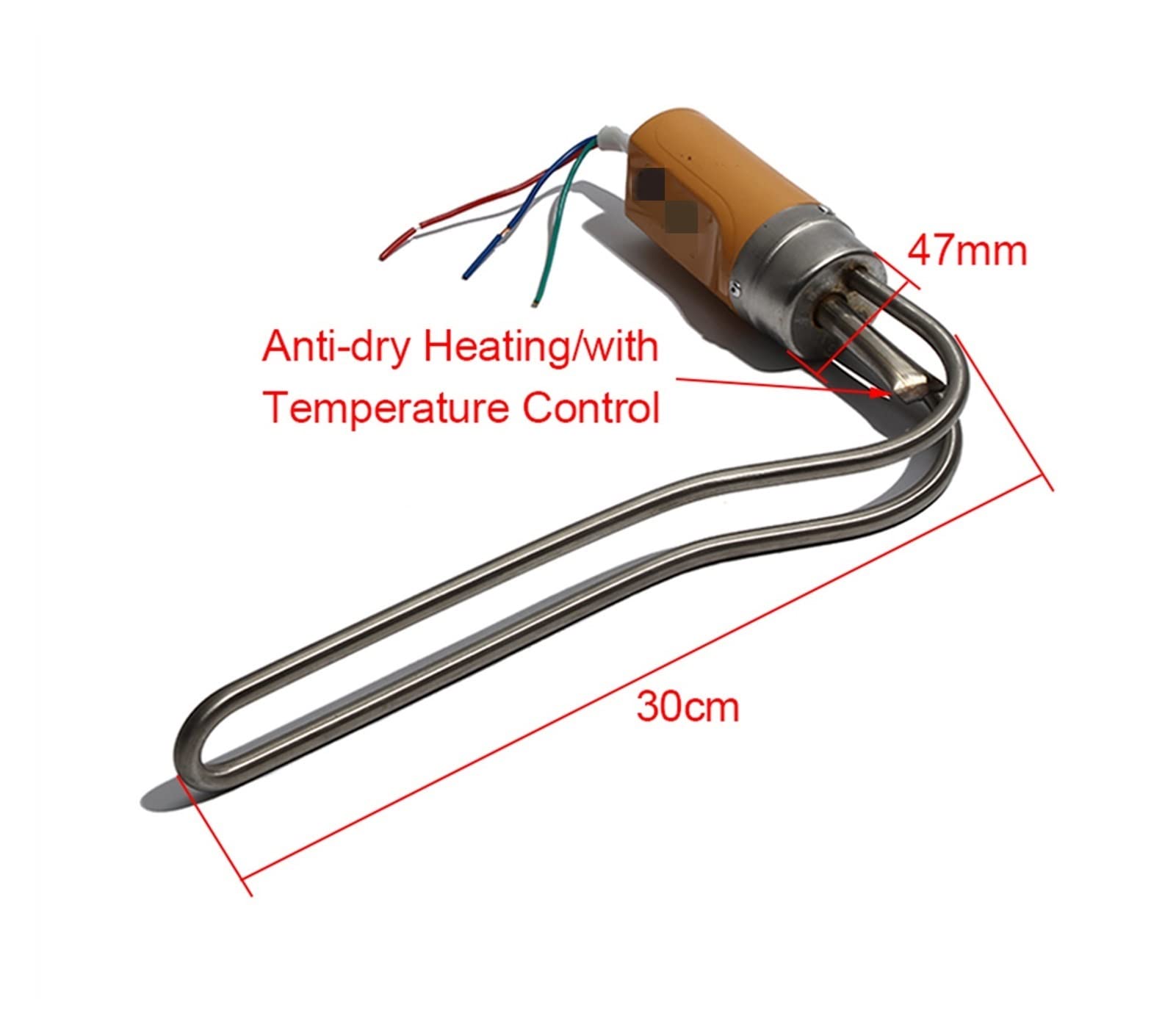 Solar Water Heater Auxiliary Heater Electric Heating Rod 47mm Bottom  Inserted Anti-Dry Heating with Temperature Control : Amazon.ca: Tools u0026  Home Improvement